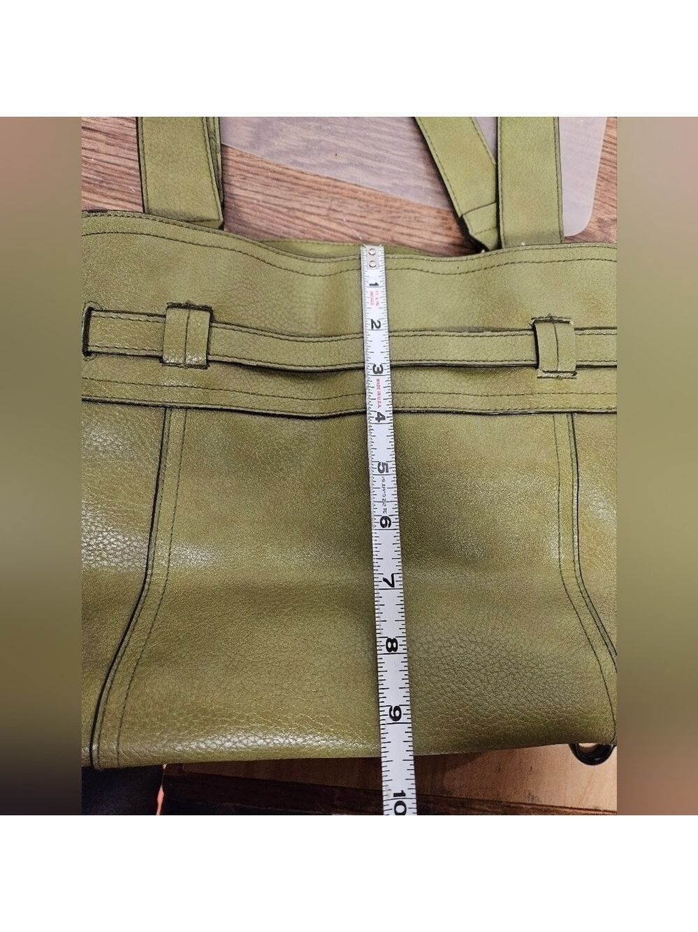 Bueno Olive Green Large Satchel Bag - Picture 10 of 11